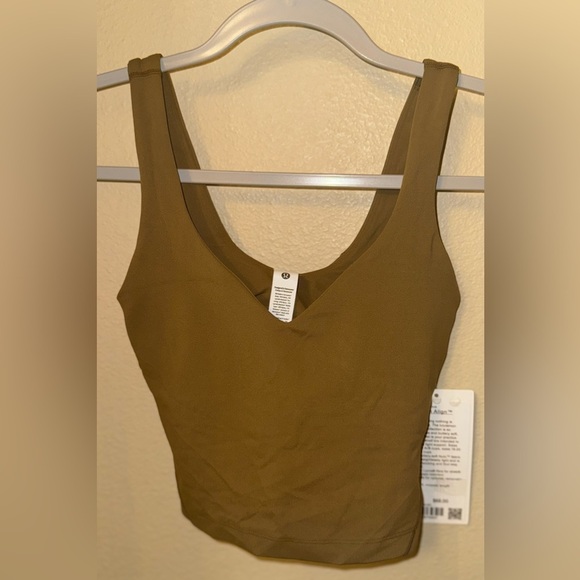 NWT LULULEMON SIZE 2 ALIGN CROP TANK - Picture 1 of 9